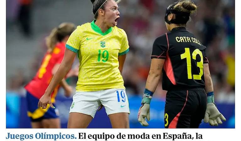 Paris-2024: imprensa espanhola repercute vitória do Brasil – 06/08/2024 – Esporte