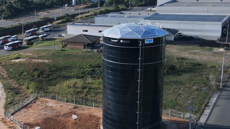 Saae conclui obra de reservatório no bairro do Tombadouro