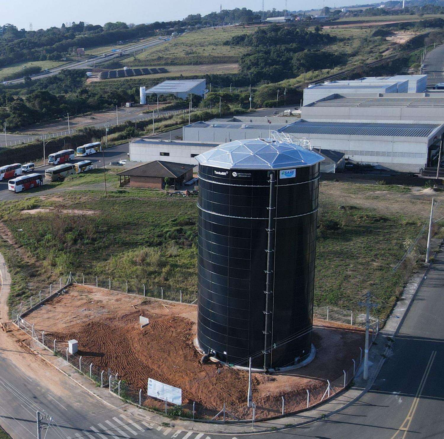 Saae conclui obra de reservatório no bairro do Tombadouro