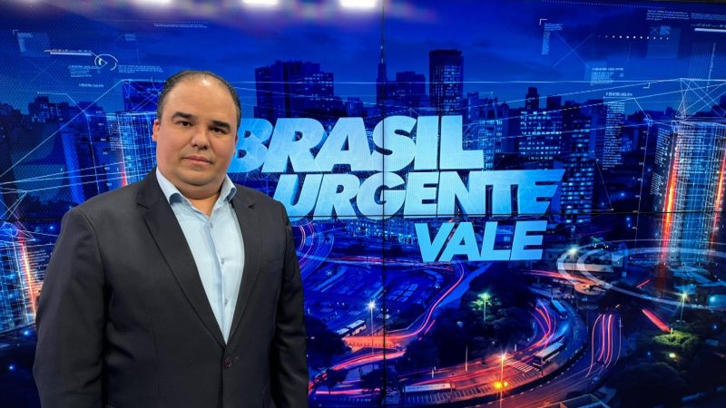 Brasil Urgente Vale estreia nesta segunda-feira (16), às 17h30, com comando de Cláudio Nicolini