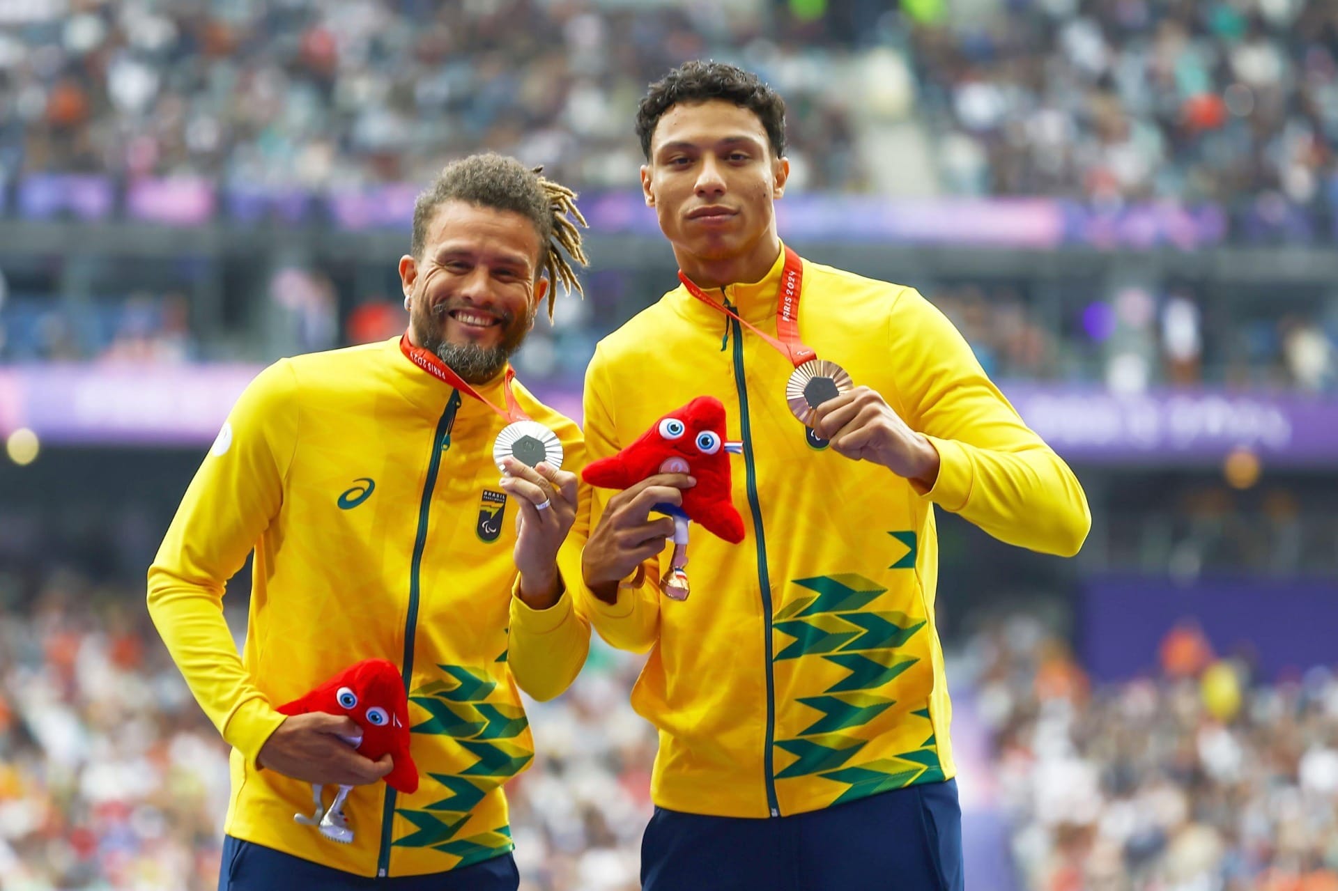 Brasil quebra recorde de medalhas nos Jogos Paralímpicos de Paris