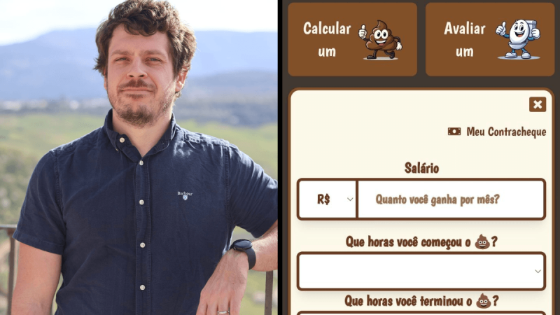 Brasileiro cria a “Cocoladora”, site que calcula a sua ida do banheiro remunerada no trabalho