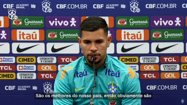Bruno Guimarães compara Brasileirão à Premier League: 'Existe uma diferença de liga'