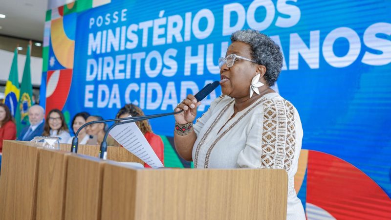 Macaé Evaristo toma posse no Ministério dos Direitos Humanos