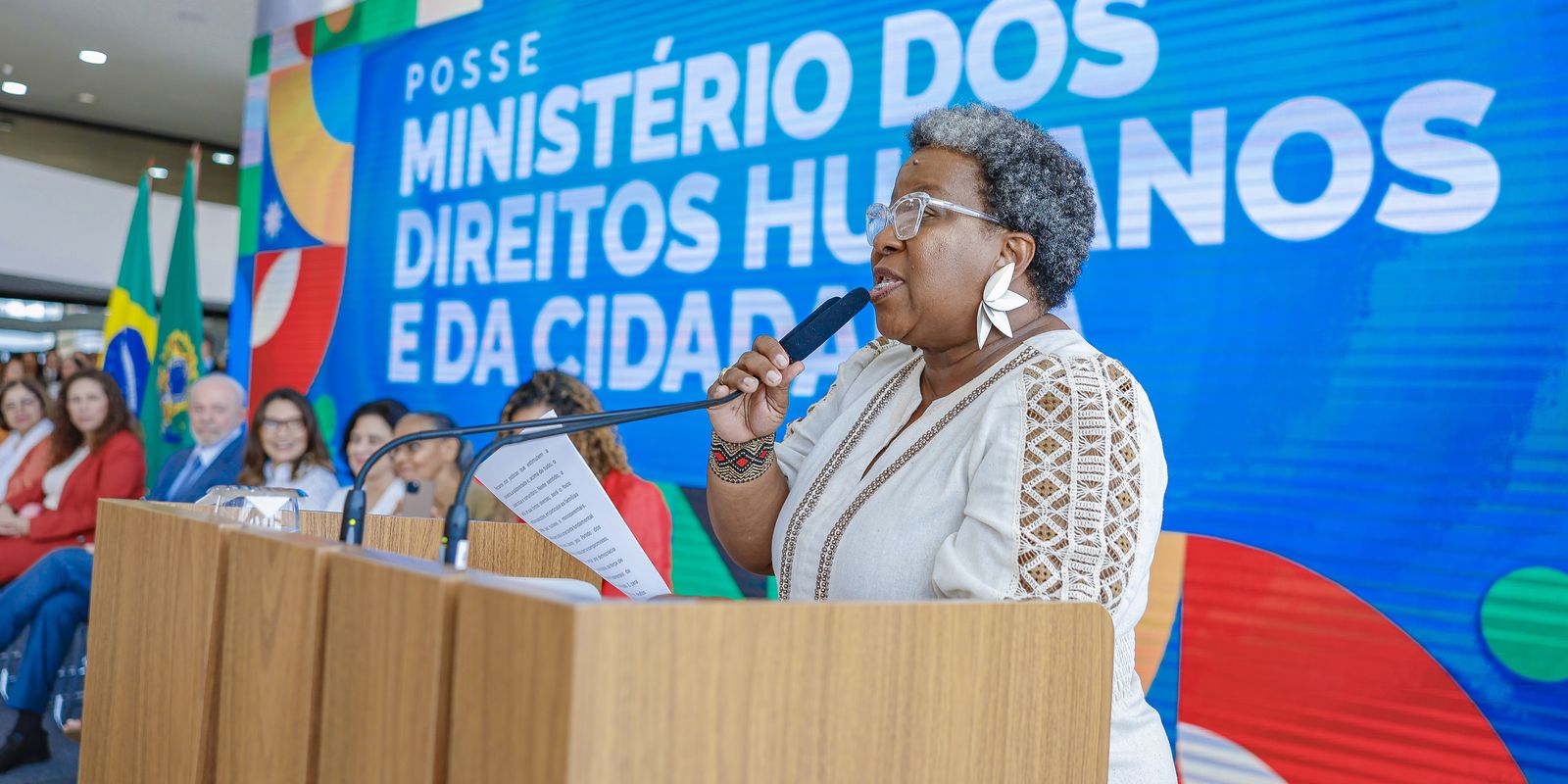 Macaé Evaristo toma posse no Ministério dos Direitos Humanos