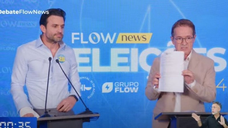 Marçal discute com apresentador e é expulso de debate do Flow