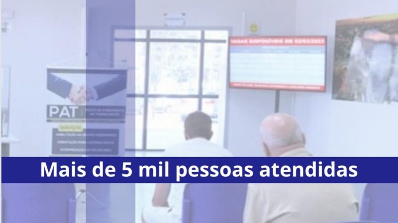 PAT de Indaiatuba realiza o atendimento de mais de 5 mil pessoas no mês de agosto