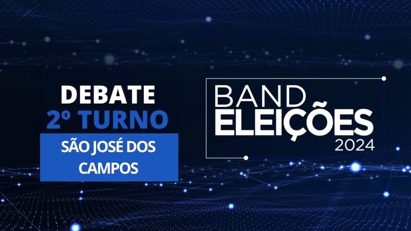 Assista ao vivo o debate do 2º turno entre candidatos à prefeitura de São José dos Campos (SP)