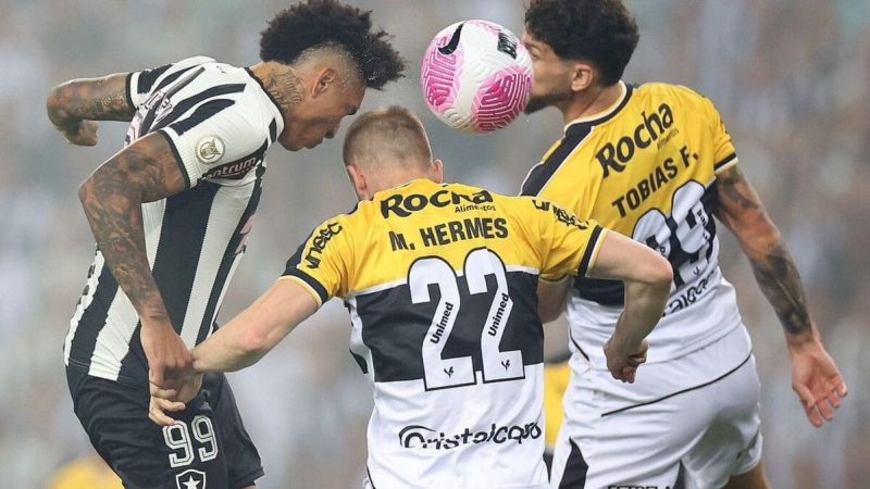 Botafogo tem gol anulado e empata com Criciúma pelo Brasileirão