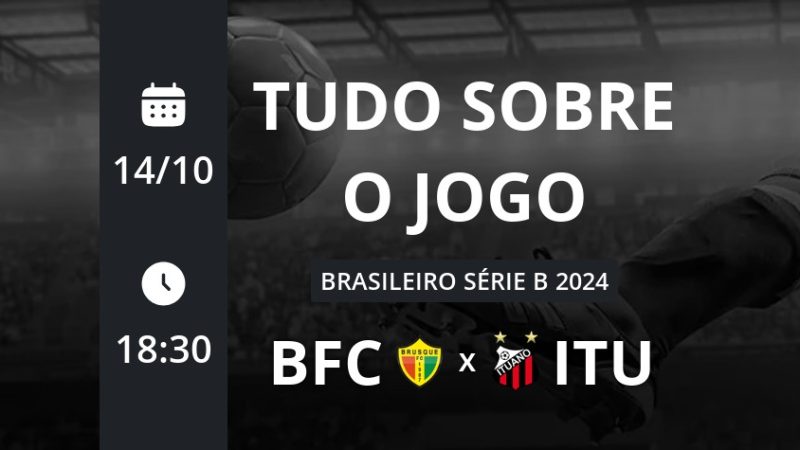 Brusque x Ituano: placar ao vivo, escalações, lances, gols e mais