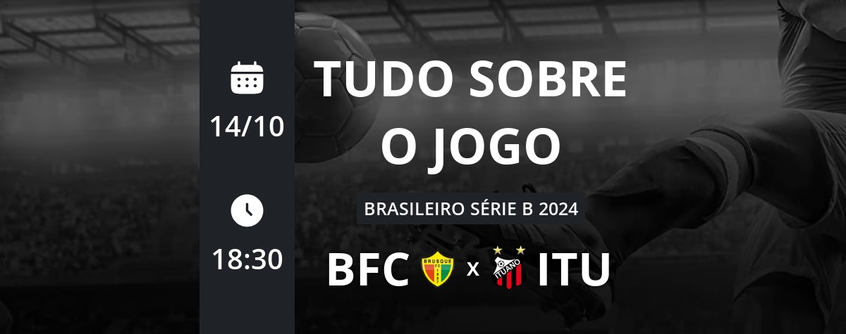 Brusque x Ituano: placar ao vivo, escalações, lances, gols e mais