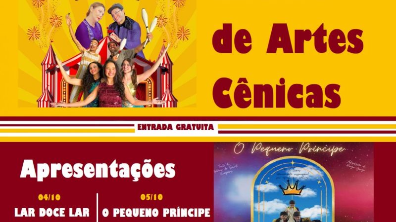 Mostra de Artes Cênicas apresenta os espetáculos "Lar Doce Circo" e "O Pequeno Príncipe"