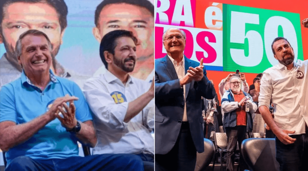 Nunes tem 57% e Boulos, 43% em votos válidos