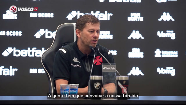 Paiva acredita em classificação do Vasco e afirma: 'Vamos para o tudo ou nada'