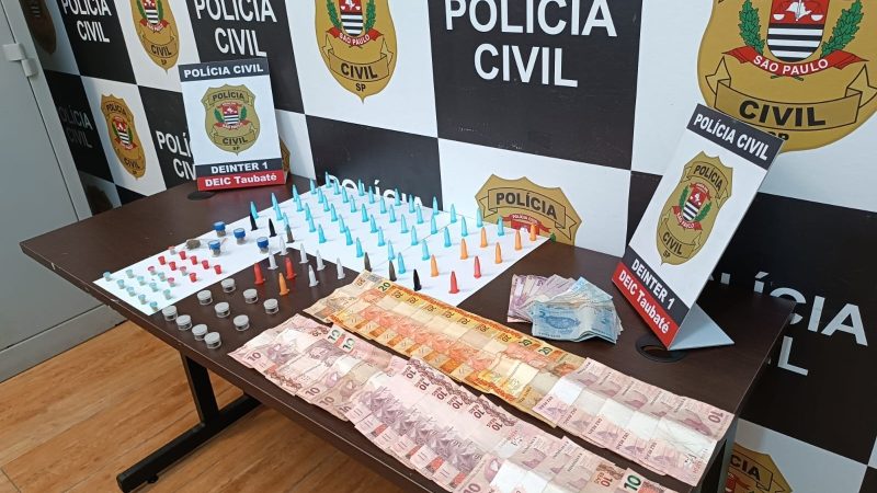 Polícia Civil apreende drogas e detém dois menores em Taubaté