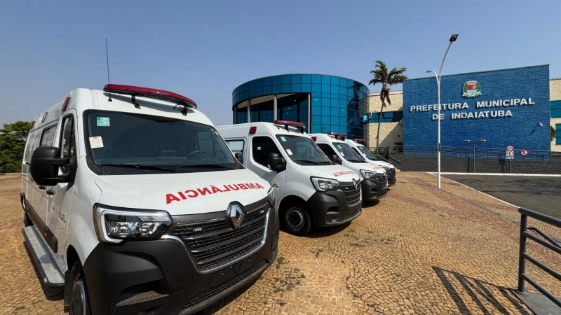 Prefeitura adquire quatro ambulâncias novas para o atendimento de emergências