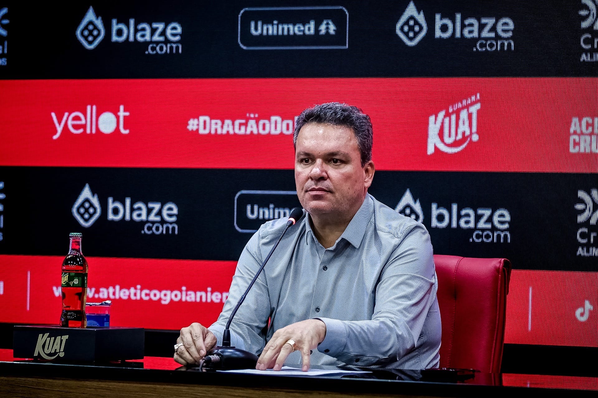 Presidente do Atlético-GO “desiste” do Brasileiro e projeta 2025: “Já caiu”