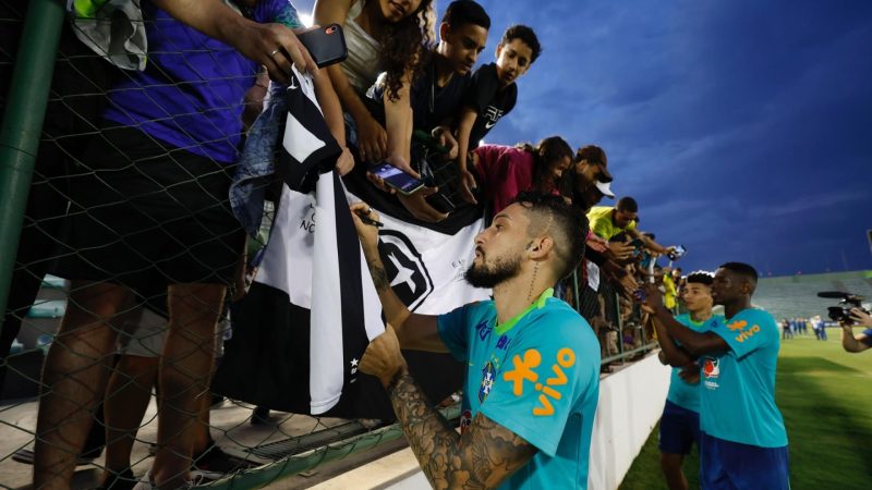 Seleção Brasileira faz treino aberto em Brasília e se anima com presença da torcida