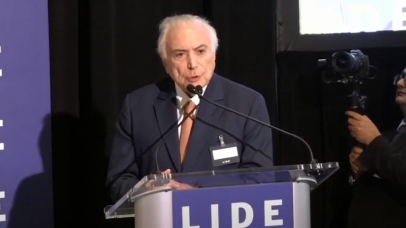 Temer diz que Lula não tem projeto para o país, mas “boa vontade” de Haddad