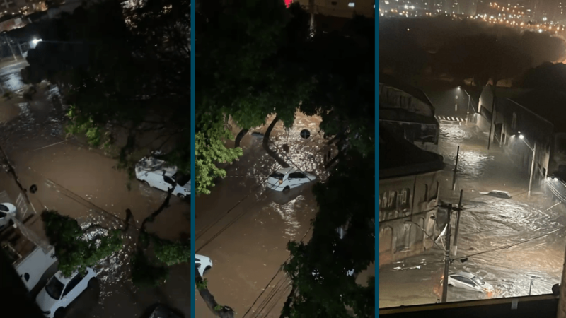 Temporal chega no interior de São Paulo e ventania causa estragos