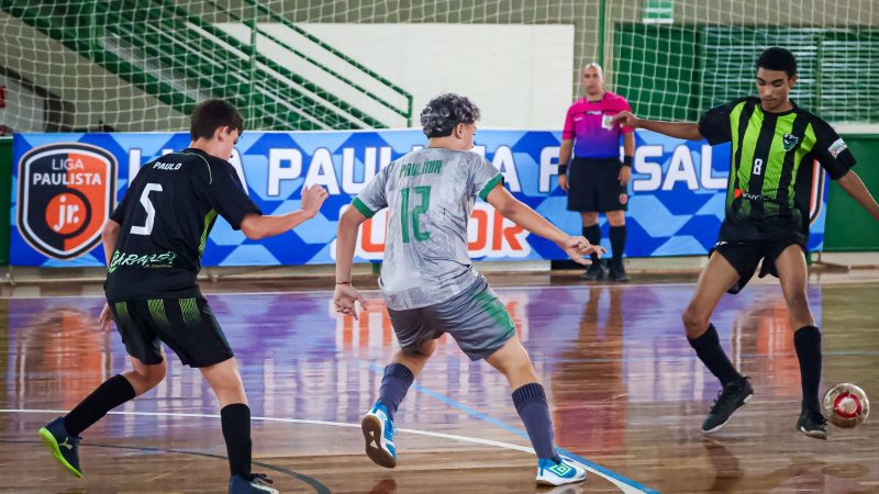 A Seleção de Futsal de Paulínia vai à quadra neste domingo, 24, para disputar as quartas de final da categoria Sub-15 da Liga Paulista Júnior 2024. – Jornal Aqui Paulínia