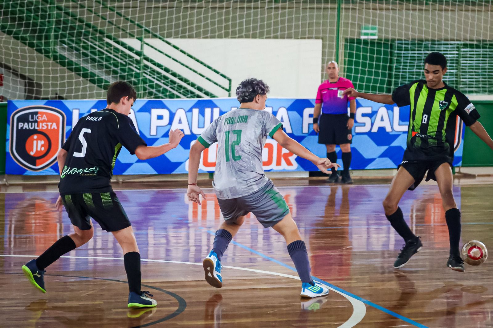 A Seleção de Futsal de Paulínia vai à quadra neste domingo, 24, para disputar as quartas de final da categoria Sub-15 da Liga Paulista Júnior 2024. – Jornal Aqui Paulínia