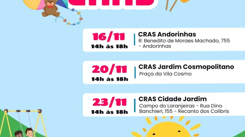 Brincando no CRAS – Prefeitura Municipal de Cosmópolis – Jornal Aqui Paulínia