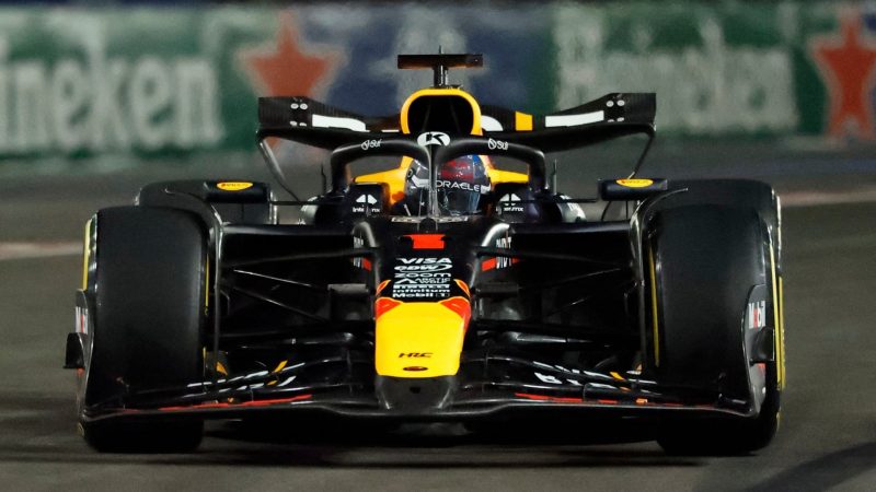 Em 17º no treino de Las Vegas, Verstappen cita de falta de aderência: “É como pilotar no gelo”