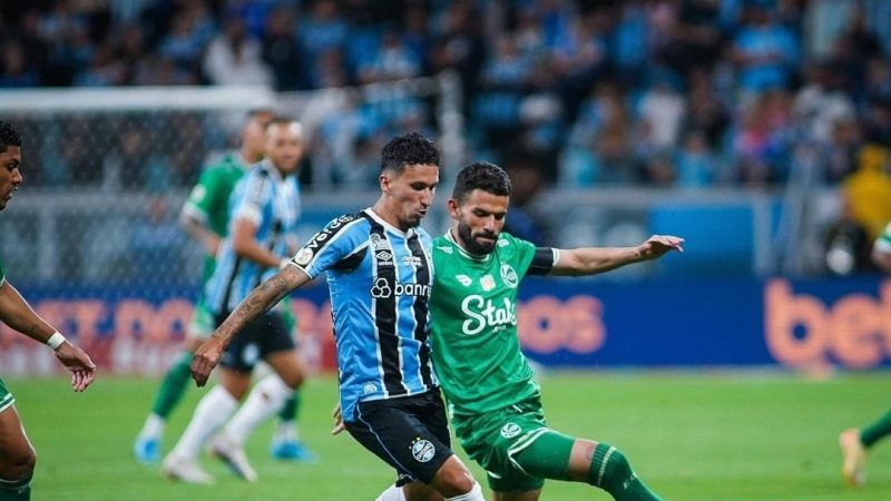 Em luta contra o rebaixamento, Grêmio e Juventude empatam com gol no fim; veja lances