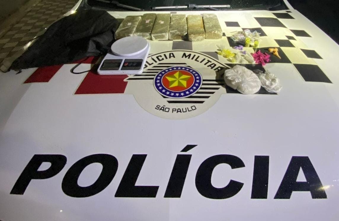Homem é preso com 3,8 kg de drogas, em Jacareí