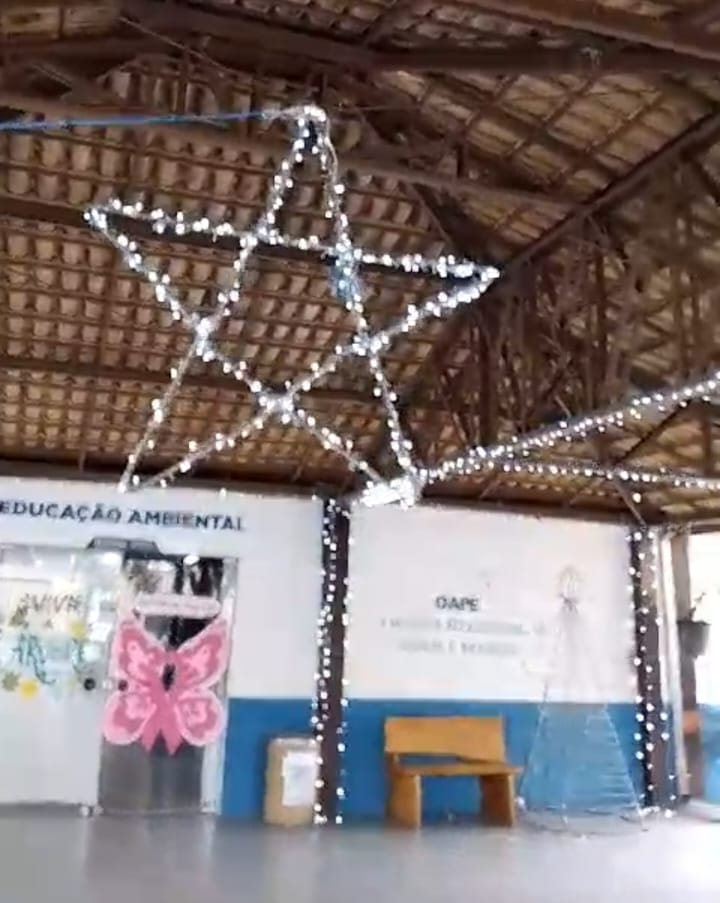Observatório Ambiental Pq. Escola começa a receber decoração natalina – Jornal Aqui Paulínia