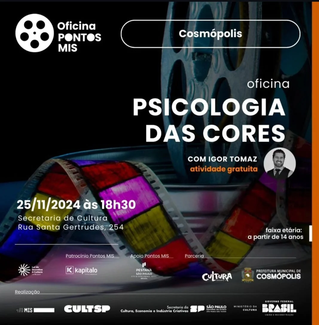 Oficina Psicologia das Cores – Prefeitura Municipal de Cosmópolis – Jornal Aqui Paulínia