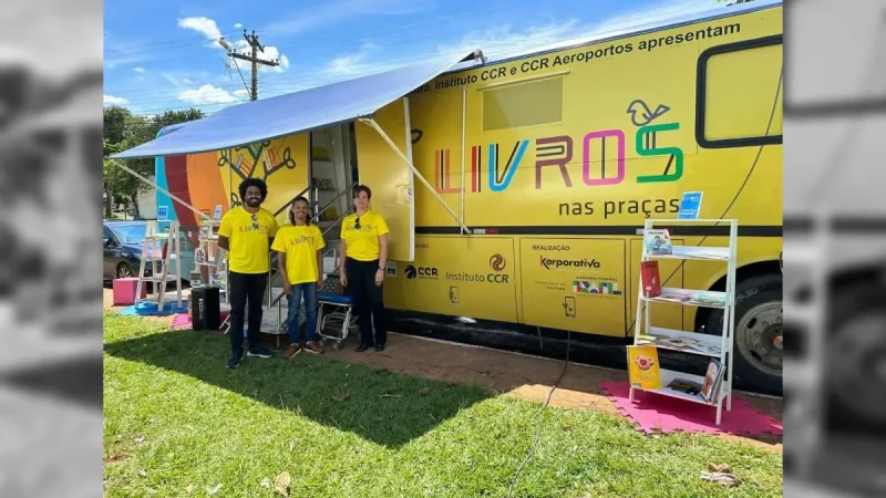 Projeto “Livro nas praças”, que leva literatura às comunidades, beneficia 39 bairros cariocas