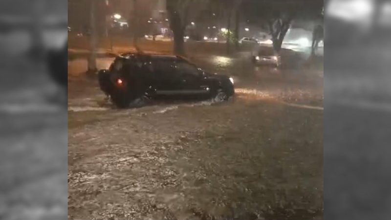 Rio Claro tem ponto de alagamento devido à forte chuva
