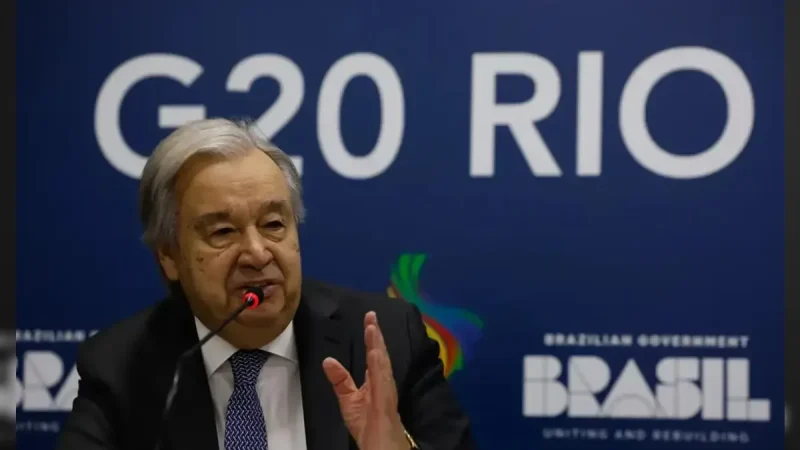 Secretário-geral da ONU, António Guterres, cobra por mudanças na governança global