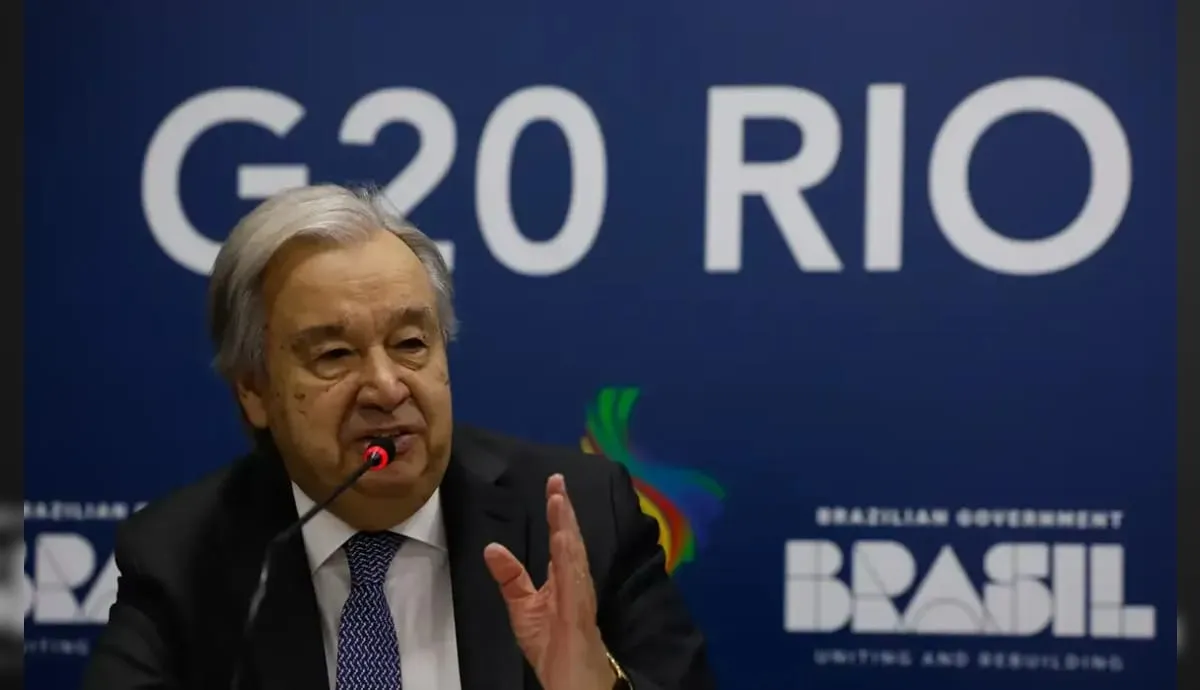 Secretário-geral da ONU, António Guterres, cobra por mudanças na governança global