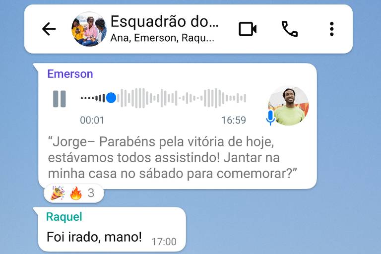 WhatsApp lança recurso de transcrição de áudios; confira – 21/11/2024 – Tec