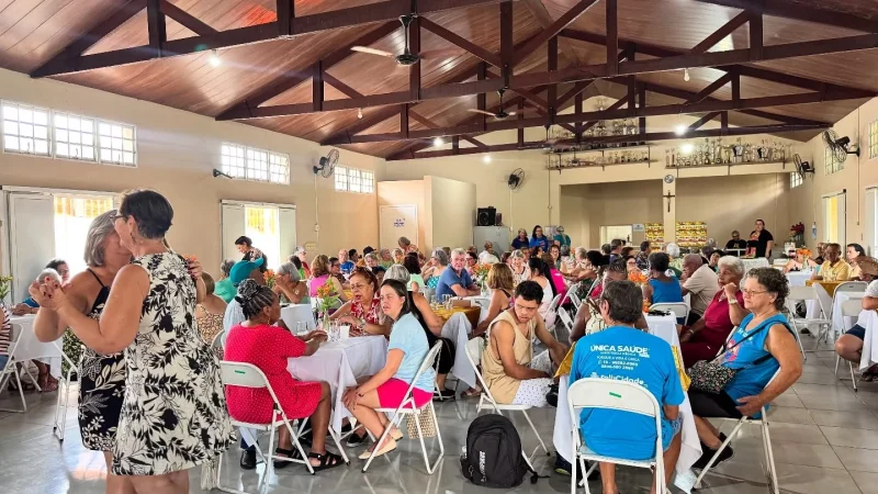 Almoço de confraternização Clube da Terceira Idade Laços da Amizade – Prefeitura Municipal de Cosmópolis – Jornal Aqui Paulínia