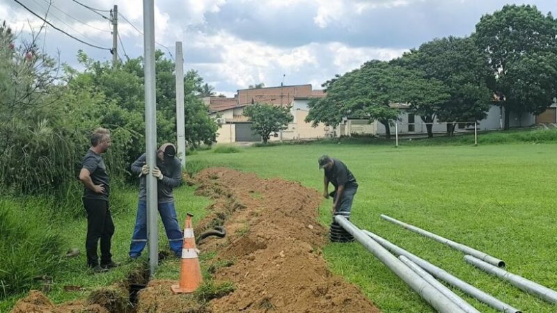 Campo de futebol no Parque Orestes Ôngaro recebe iluminação de LED – Jornal Aqui Paulínia