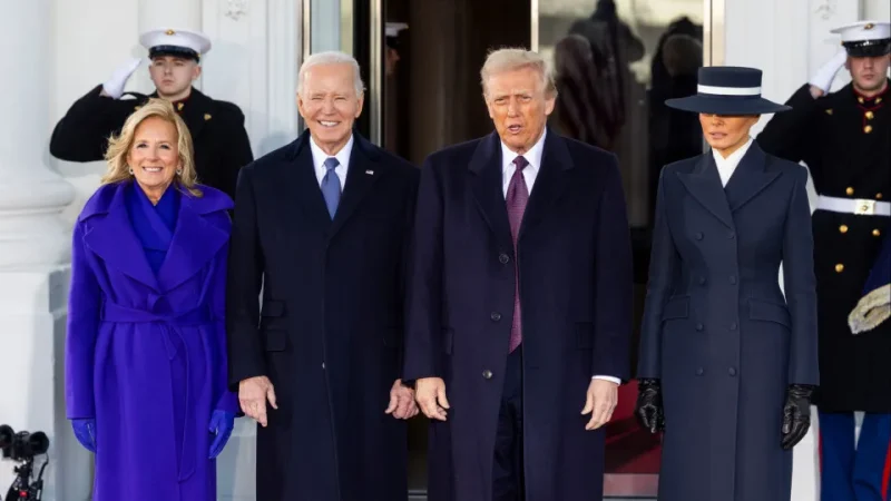 Melania Trump usa vestido da Ralph Lauren na posse; confira o look