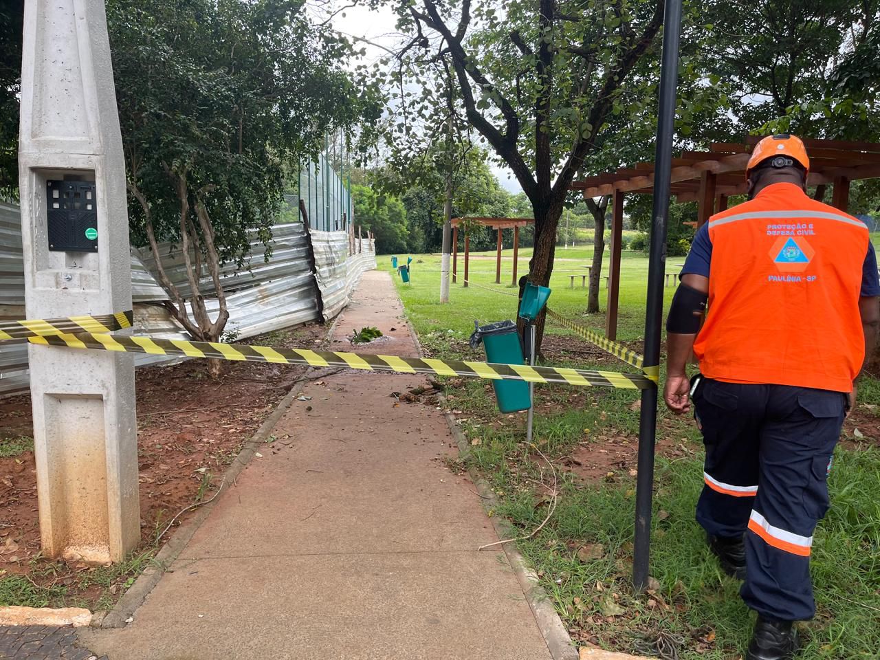 Parque Zeca Malavazzi fechado devido às fortes chuvas – Jornal Aqui Paulínia