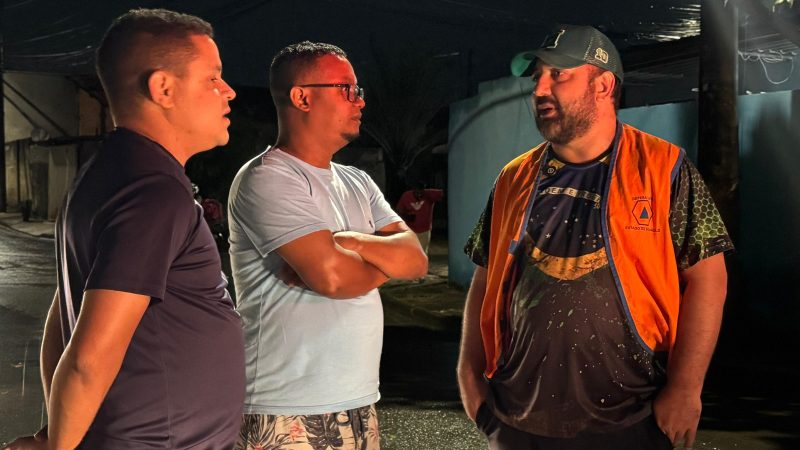 Henrique do Paraíso visita áreas afetadas pelas chuvas