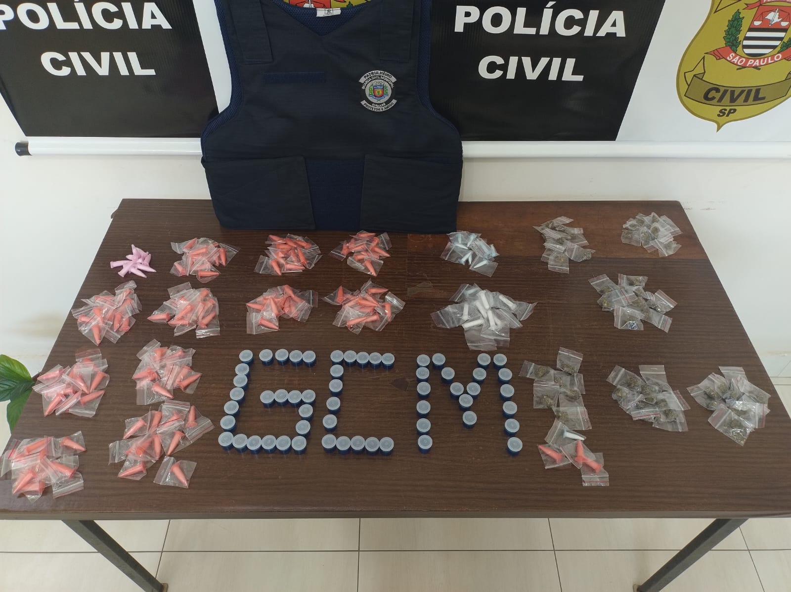 Guarda Municipal aprende kits de entorpecentes na região do Picerno