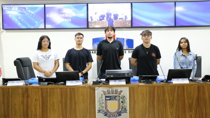 Parlamento Jovem de Sumaré elege Mesa Diretora para primeiro semestre de 2025