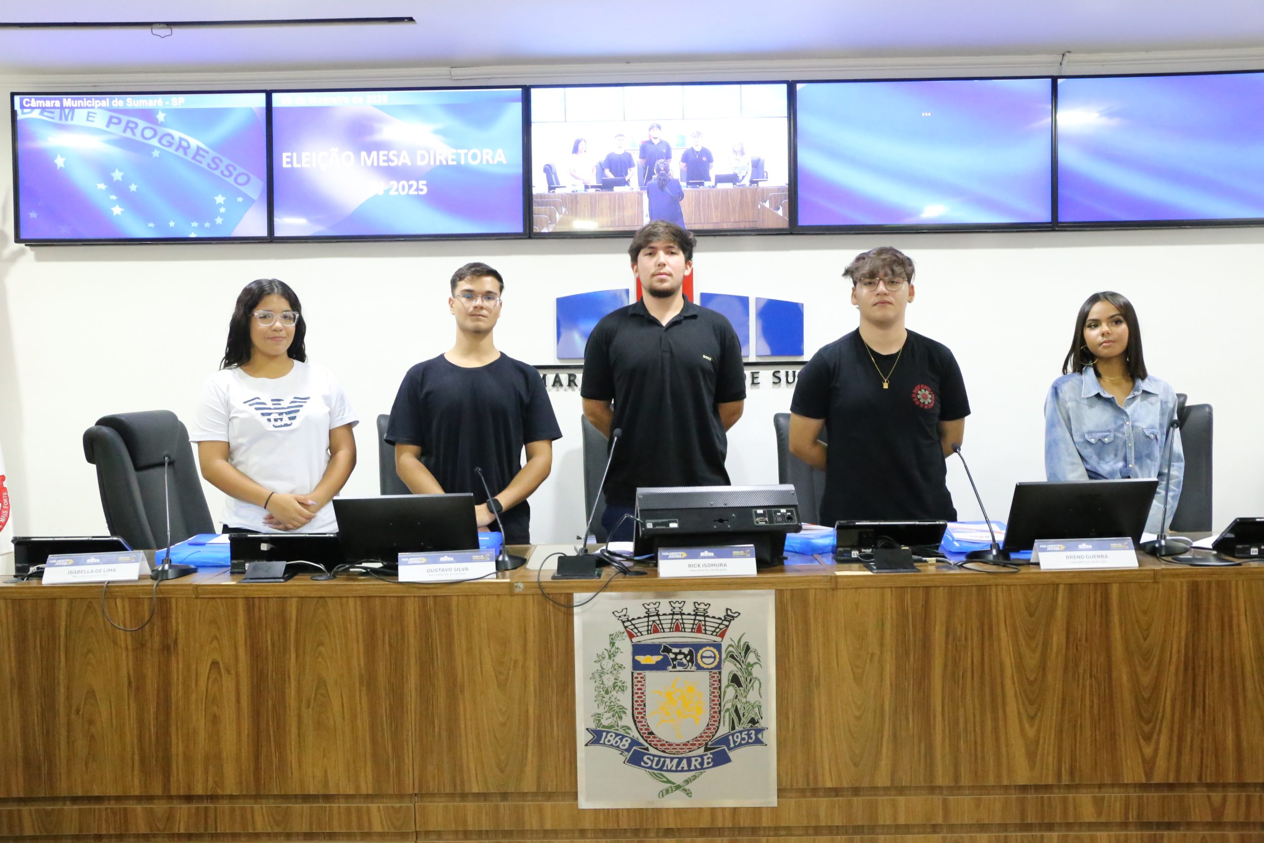 Parlamento Jovem de Sumaré elege Mesa Diretora para primeiro semestre de 2025
