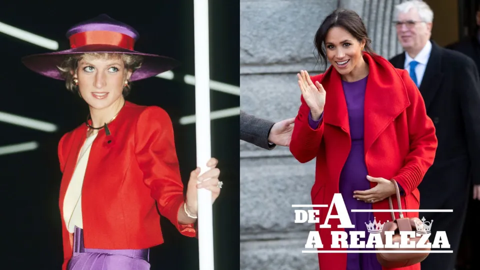 11 vezes que Meghan Markle se inspirou em looks da princesa Diana