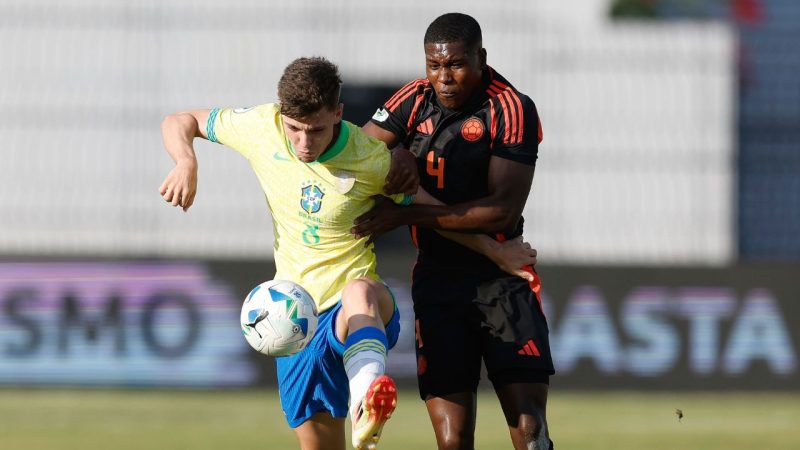 Brasil perde para a Colômbia no Sul-Americano Sub-20
