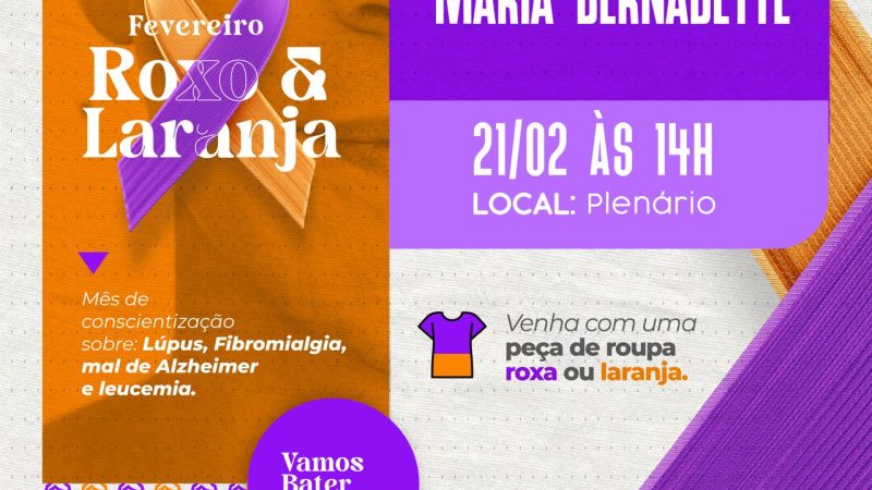 Convite Especial – Palestra Fevereiro Laranja e Roxo – Jornal Aqui Paulínia