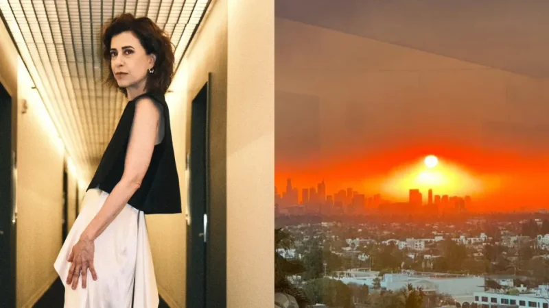 Fernanda Torres mostra incêndios em Los Angeles: “Da minha janela”