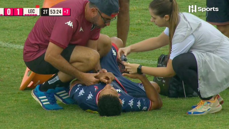 Jogadores e árbitro passam mal com gás de pimenta após confusão